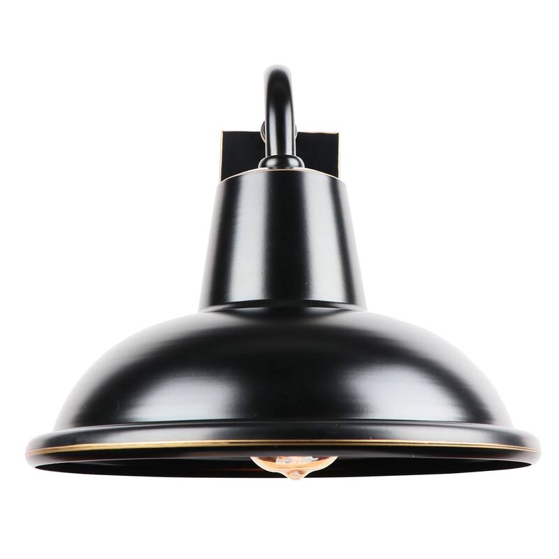 1 Light Outdoor Barn Light in Imperial Black