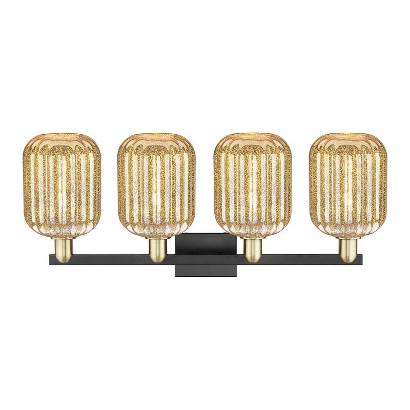 Innovations Lighting Downtown Urban - Preston - 4 Light 36" Jar Shade Bath Vanity Light