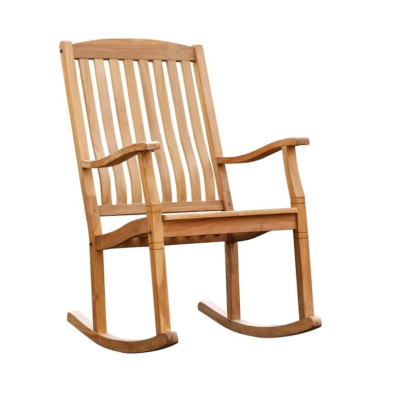 Cambridge Casual Boston Teak Patio Rocking Chair