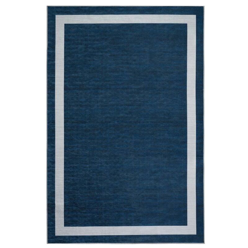 Machine Washable-Eco-Friendly Area Rug With Non-Slip Backing Everest Design