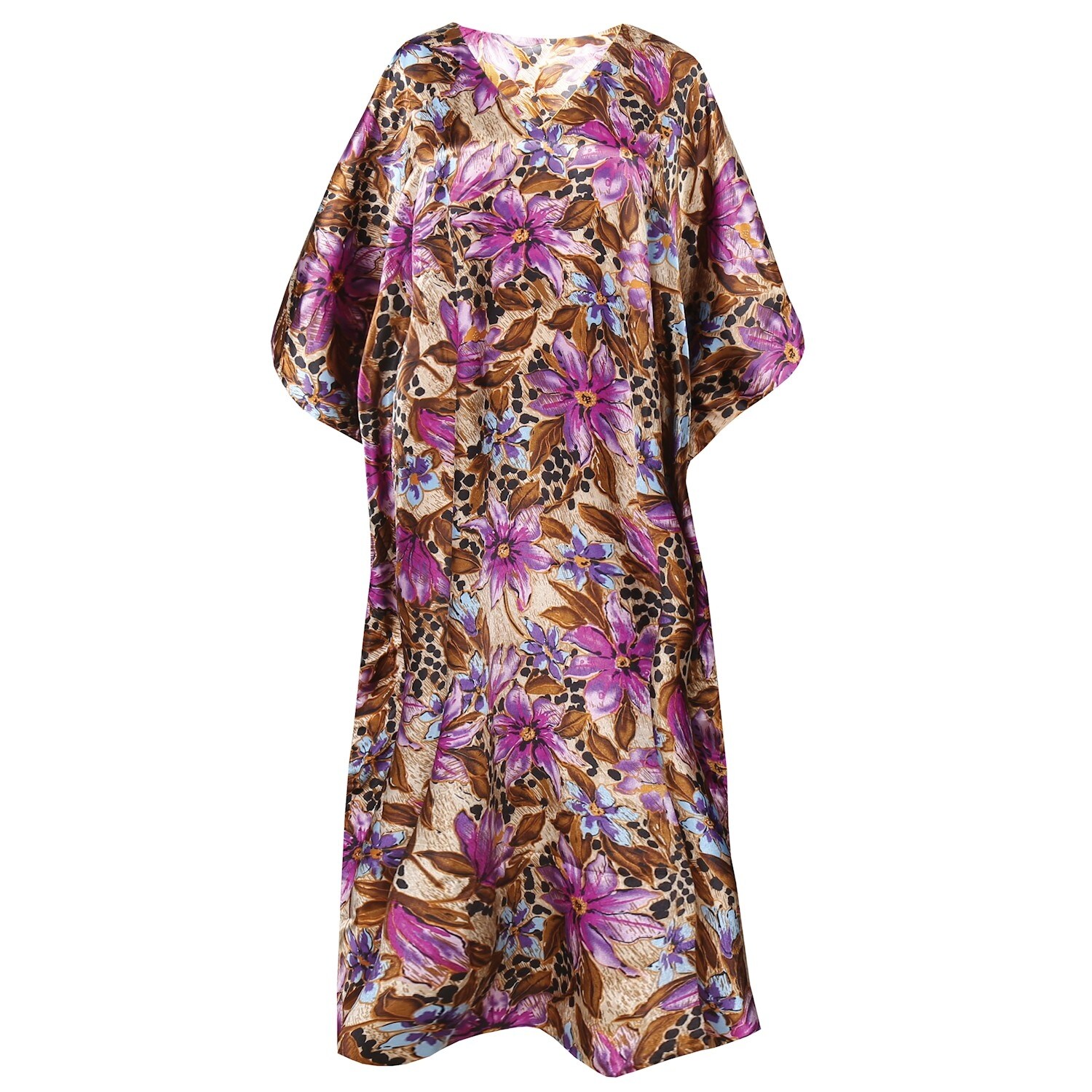 Shop Metropolitan Women S Tropical Long Lounger Printed V Neck