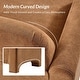preview thumbnail 5 of 4, HULALA HOME Maris Modern Chenille Ergonomic Design 59.5''W Loveseater Sofa