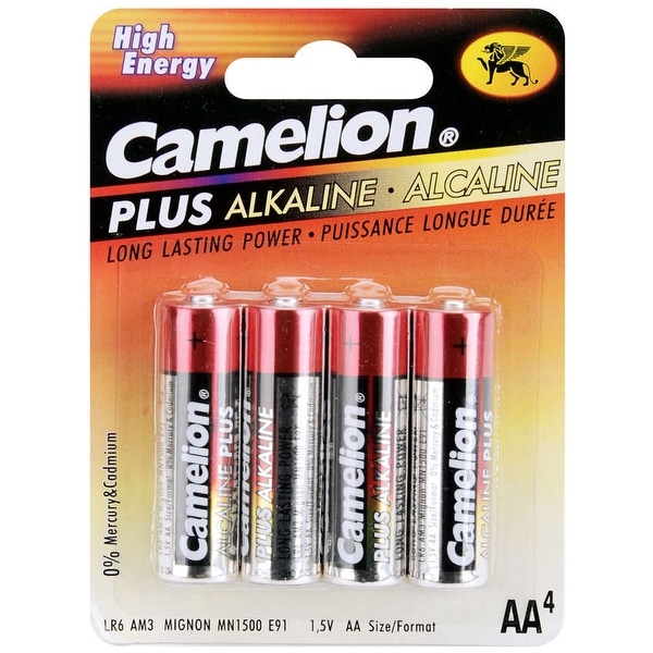 Alkaline Batteries 4/Pkg-AA