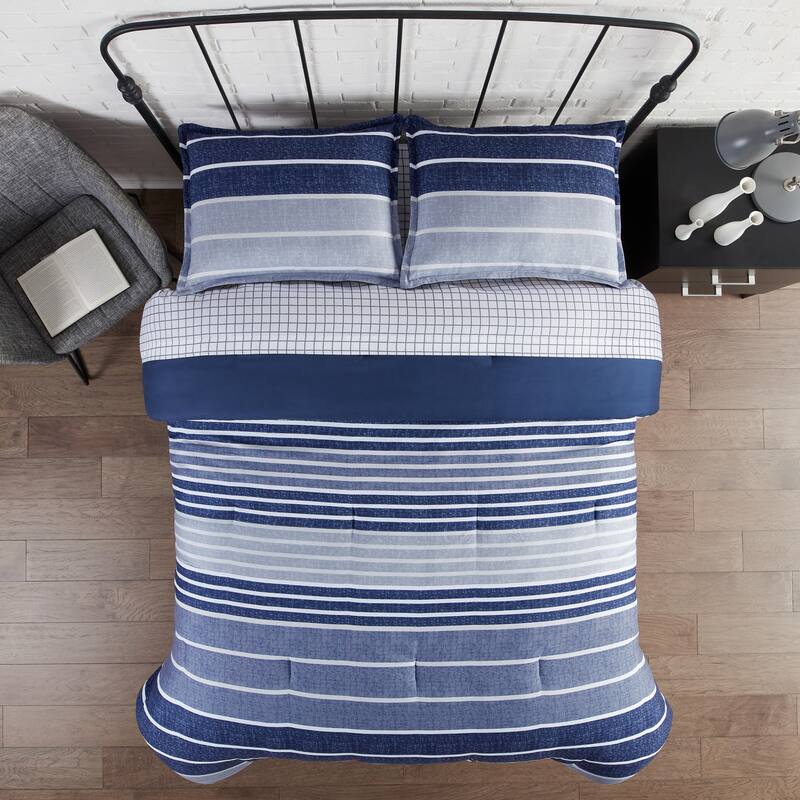 Serta Simply Clean Conrad Antimicrobial Bedding Set with Sheets