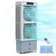 preview thumbnail 1 of 9, Commercial Portable Evaporative 3-in-1 Cooling Fan Double Tower Oscillating Fan With 9.3 Gal Water Tank