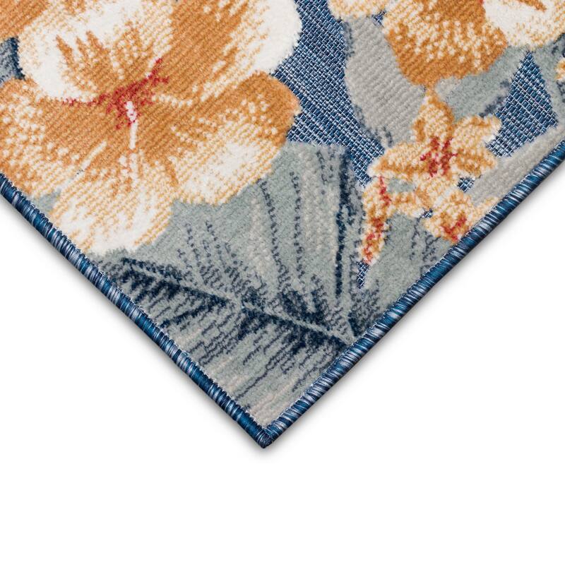 Liora Manne Canyon Tropical Floral Indoor/Outdoor Rug