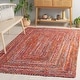 preview thumbnail 65 of 118, SAFAVIEH Georgine Handmade Braided Bohemian Cotton Rug 4' x 6' - Orange/Rust - Rectangle