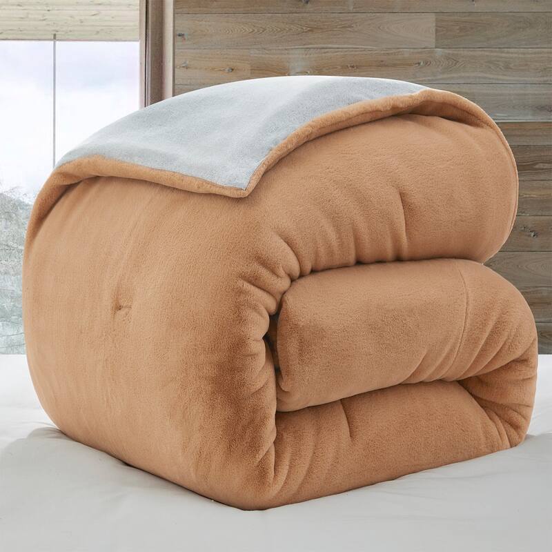 Chunky Sweater - Coma Inducer® Oversized Comforter Set - Copper Taupe