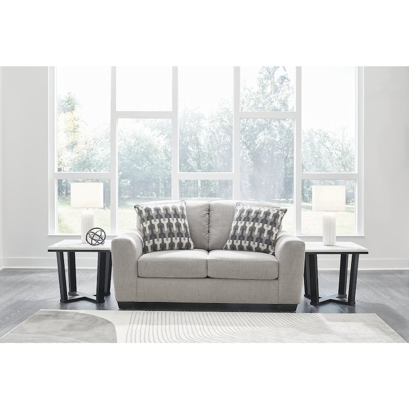 Signature Design by Ashley Avenal Park Gray Loveseat - 71"W x 40"D x 40"H