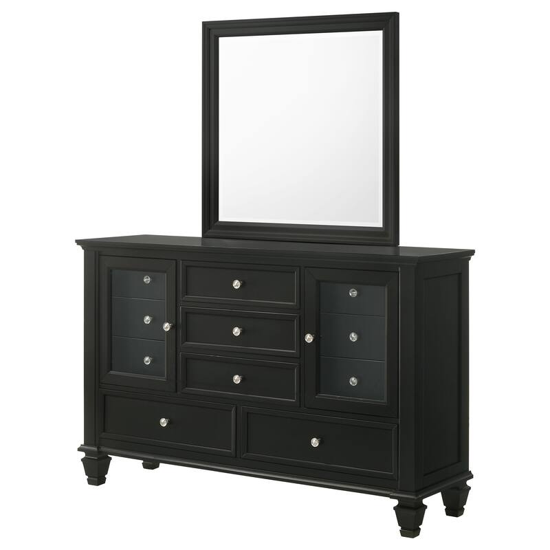 Sandy Beach Coastal Wood 11-drawer Bedroom Dresser