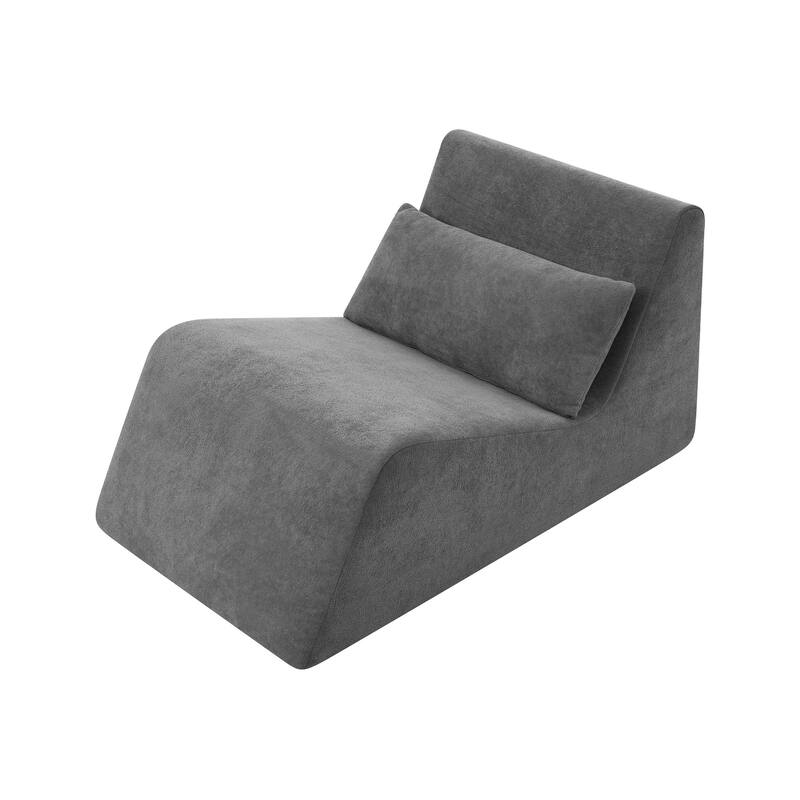 Chenille Memory Foam Floor Chair