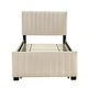 preview thumbnail 16 of 31, Twin Size Velvet Upholstered Platform Bed with Twin Size Trundle