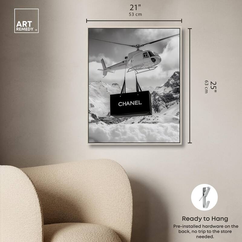 Fashion Delivery Canvas by Art Remedy