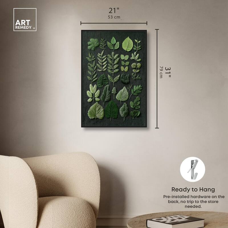 Leaf Library III Canvas by Art Remedy