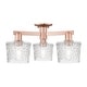 preview thumbnail 12 of 21, Innovations Lighting Endless Possibilities Arcadia - Niagara - 3 Light 24" Semi-Flush Mount Antique Copper