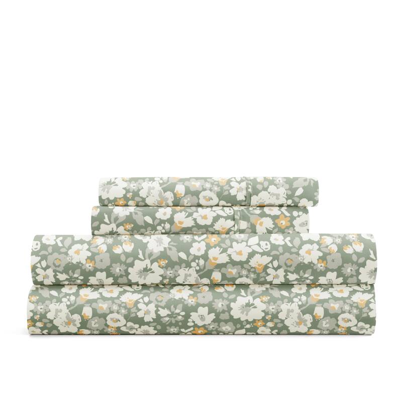 Delicate Blossoms Patterned Ultra-Soft Bed Sheet Sets