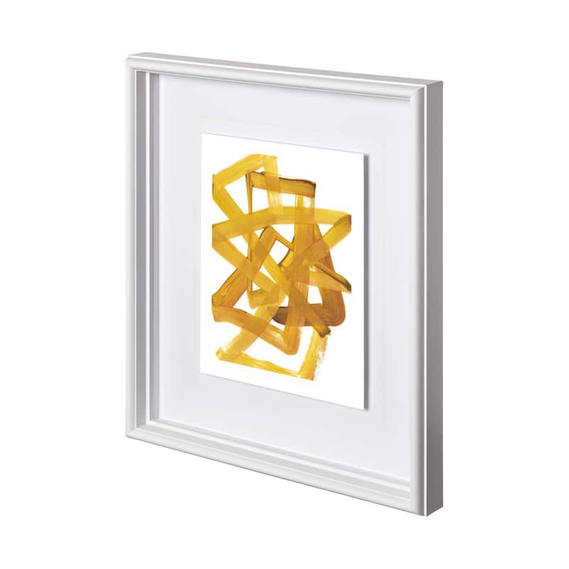 Gestural Brush 3 Framed Art Print