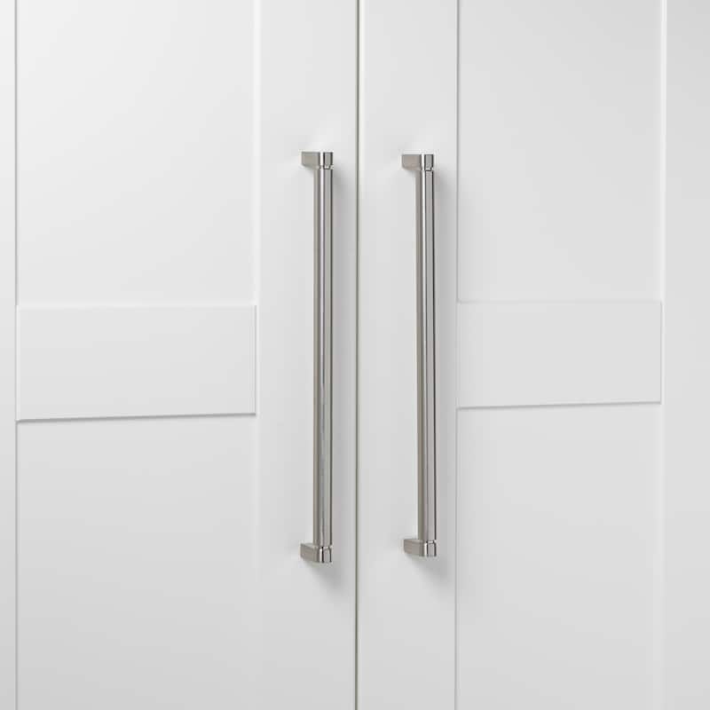 GlideRite 12-5/8 Inch 320mm Center to Center Solid Smooth Cabinet Bar Pull - 4787-320
