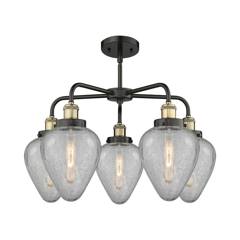 Innovations Lighting Geneseo - 5 Light 24" Stem Hung Chandelier