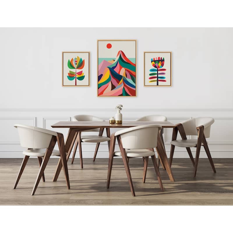 Kate and Laurel Sylvie Wilderness Canvas Art Set by Rachel Lee
