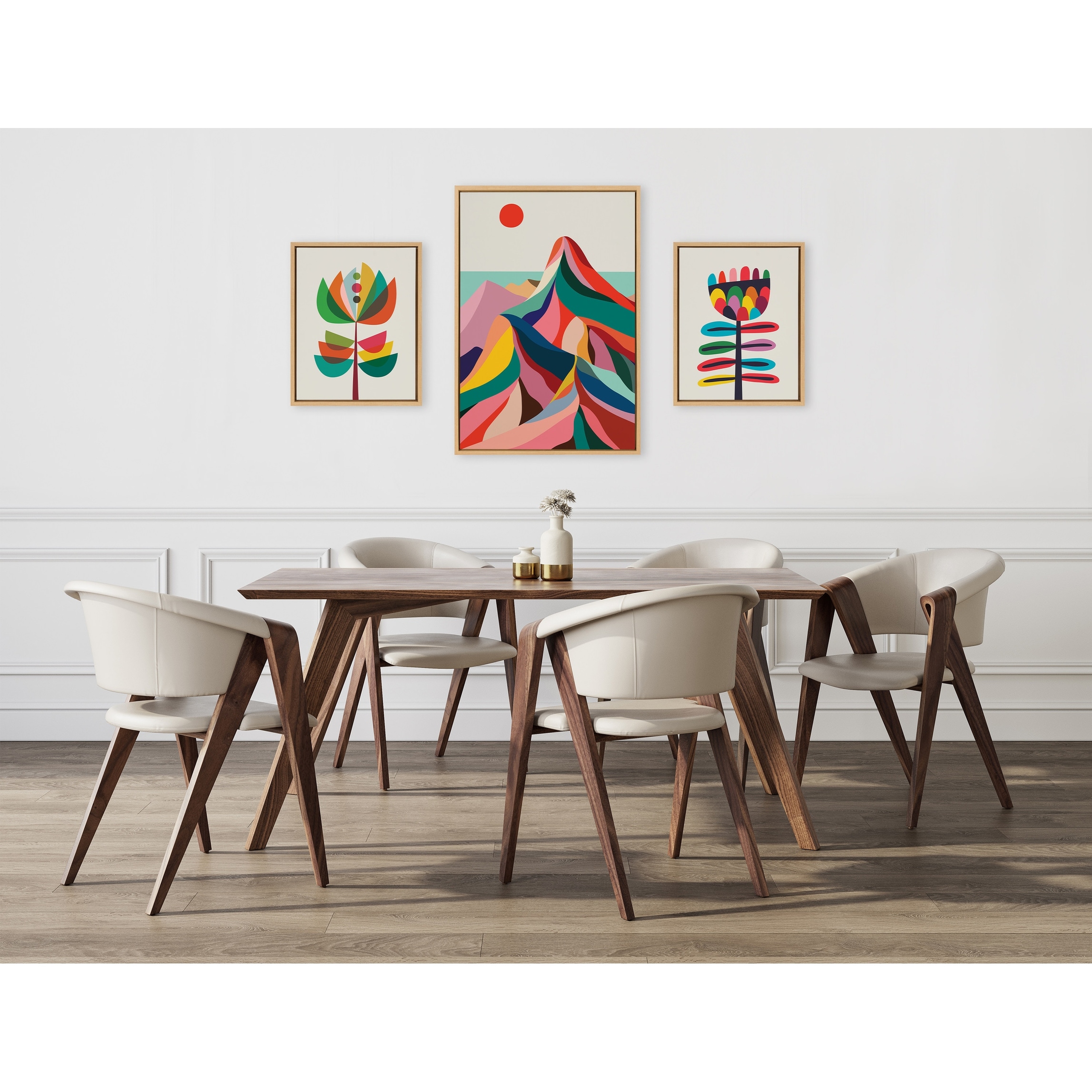 Kate and Laurel Sylvie Wilderness Canvas Art Set by Rachel Lee