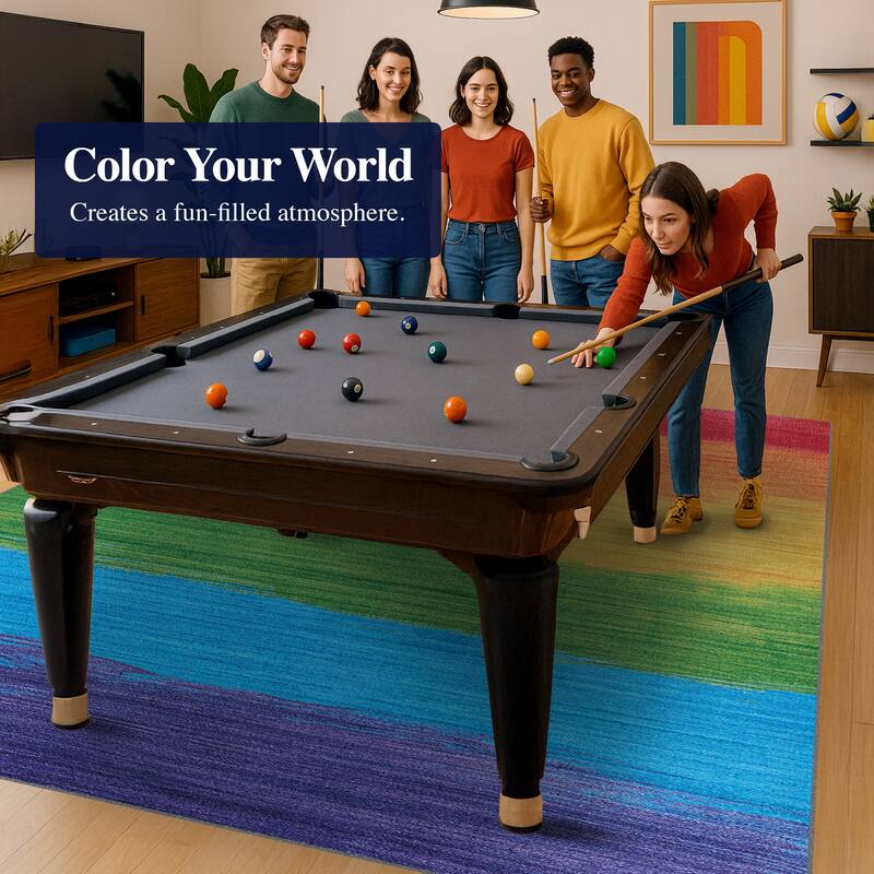 Dream Decor Rugs Color Arch Dessert Multicolor Non Skid Area Rug