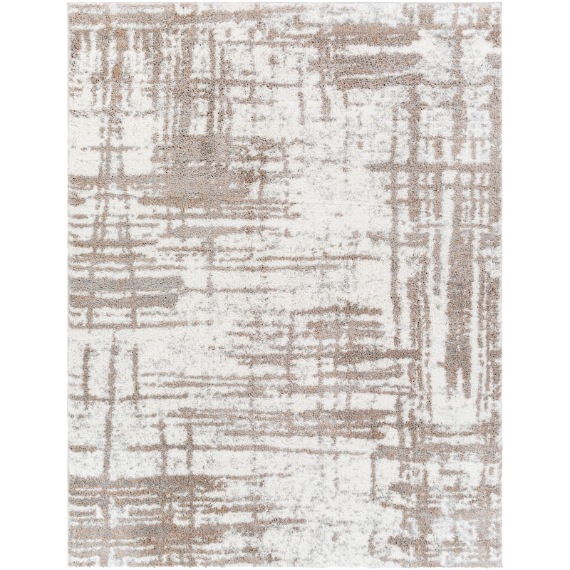 Livabliss Transitional Aliyah Shag Graphic Area Rug