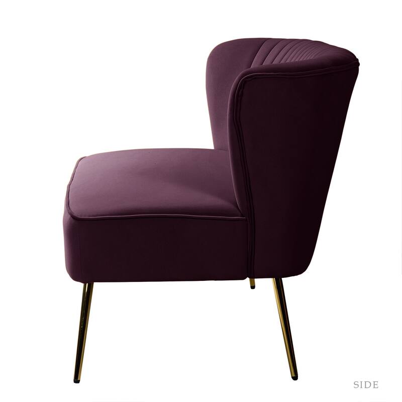 Delicia 3 Piece Living Room Set with Golden Legs by HULALA HOME