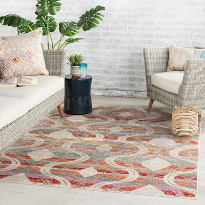 Butulan Indoor/ Outdoor Trellis Polypropylene Area Rug by Havenside ...