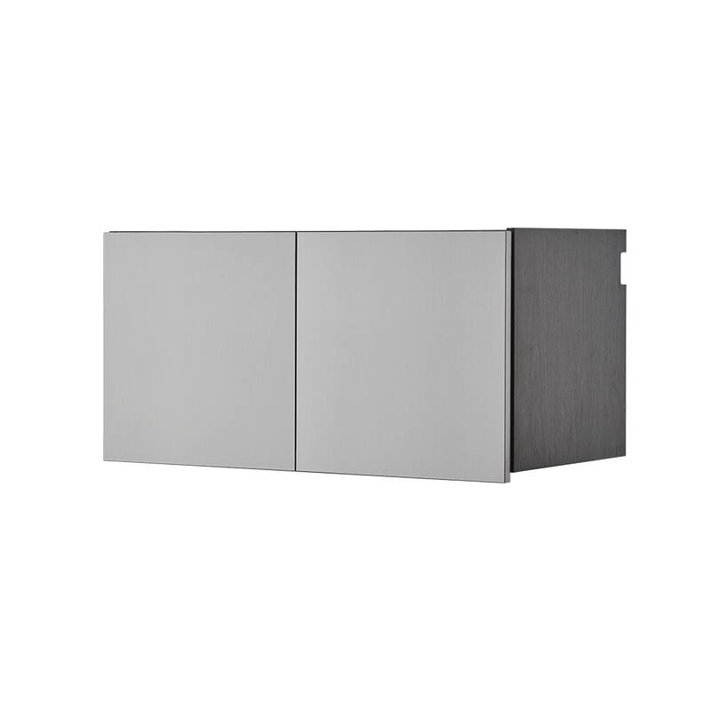 Astro Series 32 in. W x 16 in. H x 16 in. D Metal Wall Storage Cabinet - 15.75" D x 31.97" W x 15.75" H