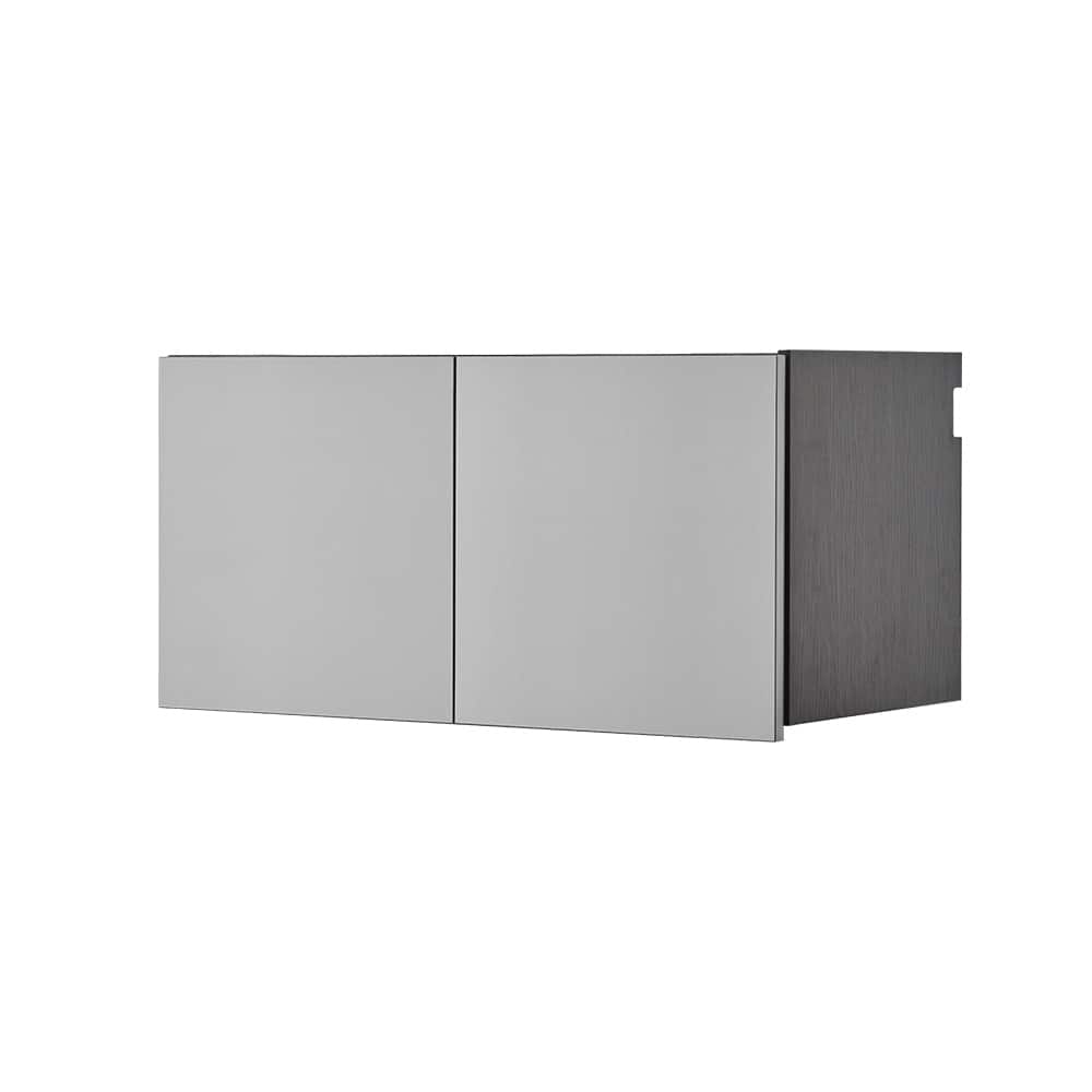 Astro Series 32 in. W x 16 in. H x 16 in. D Metal Wall Storage Cabinet - 15.75" D x 31.97" W x 15.75" H