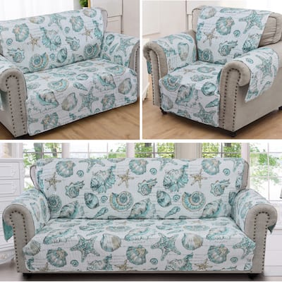 Barefoot Bungalow Cruz Reversible Loveseat Protector - 103x76in