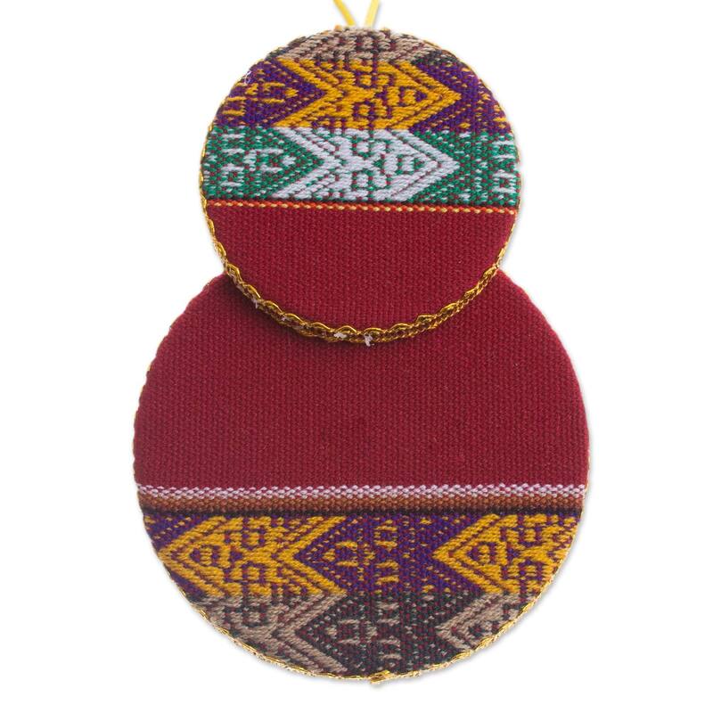 Novica Handmade Nativity In The Andes Fabric Ornament