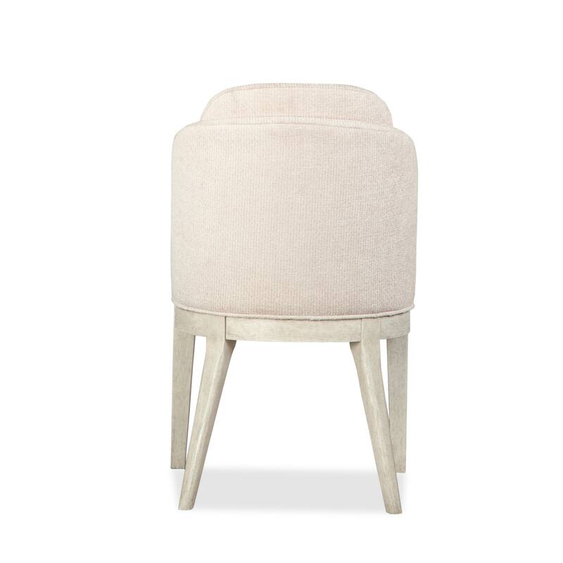 Magnussen Home Lorelei Misty Cloud Upholstered Host Chair Two Pack - 20.38''W x 24.75''D x 34.75''H