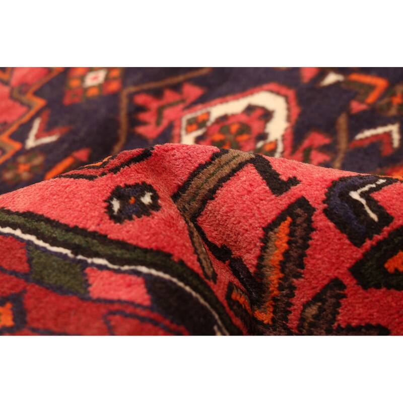 ECARPETGALLERY Hand-knotted Andelz Red Wool Rug - 3'6 x 4'6