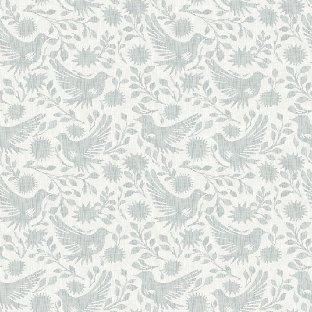 NuWallpaper Waverly Winged Serenade Blue Peel and Stick Wallpaper - N/A