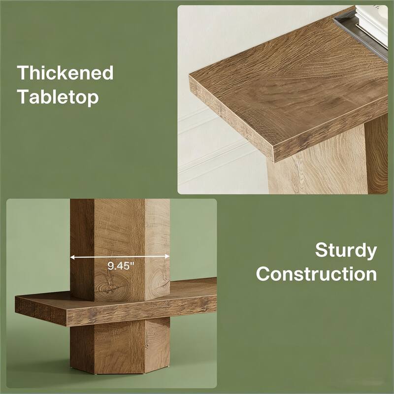 2-Tier Bedside Table, Sofa Table, Console Table, Hallway Table