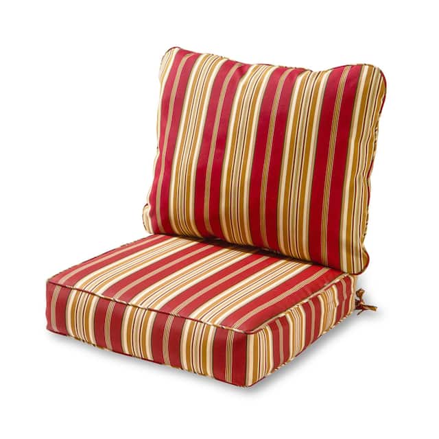 Elmington Deep Seat Outdoor Cushion Set by Havenside Home - Roma Stripe