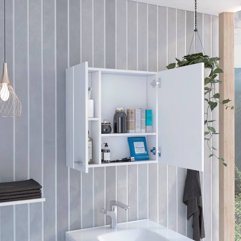 Crawford 4-Shelf Medicine Cabinet