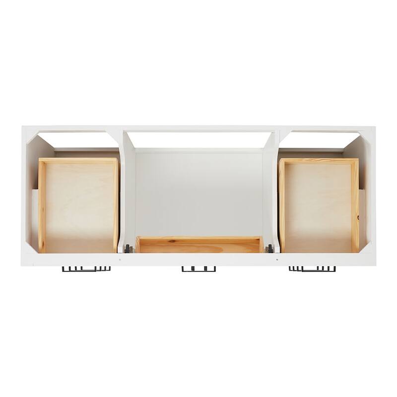 Ariel T054S-BC Hepburn 54" Single Free Standing Vanity Cabinet Only