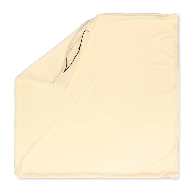 Throw Pillow Cozy Soft Microbead Off White Creme: 1 Pc - ~ Cover 16 x 16