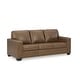 preview thumbnail 2 of 11, Signature Design by Ashley Bolsena Caramel Queen Sofa Sleeper - 85"W x 38"D x 36"H