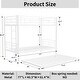 preview thumbnail 17 of 37, Heavy-Duty Sturdy Metal Twin over Twin Bunk Bed with Trundle, Noise-Reduced Design, and Safety Guardrail for 3 Kids