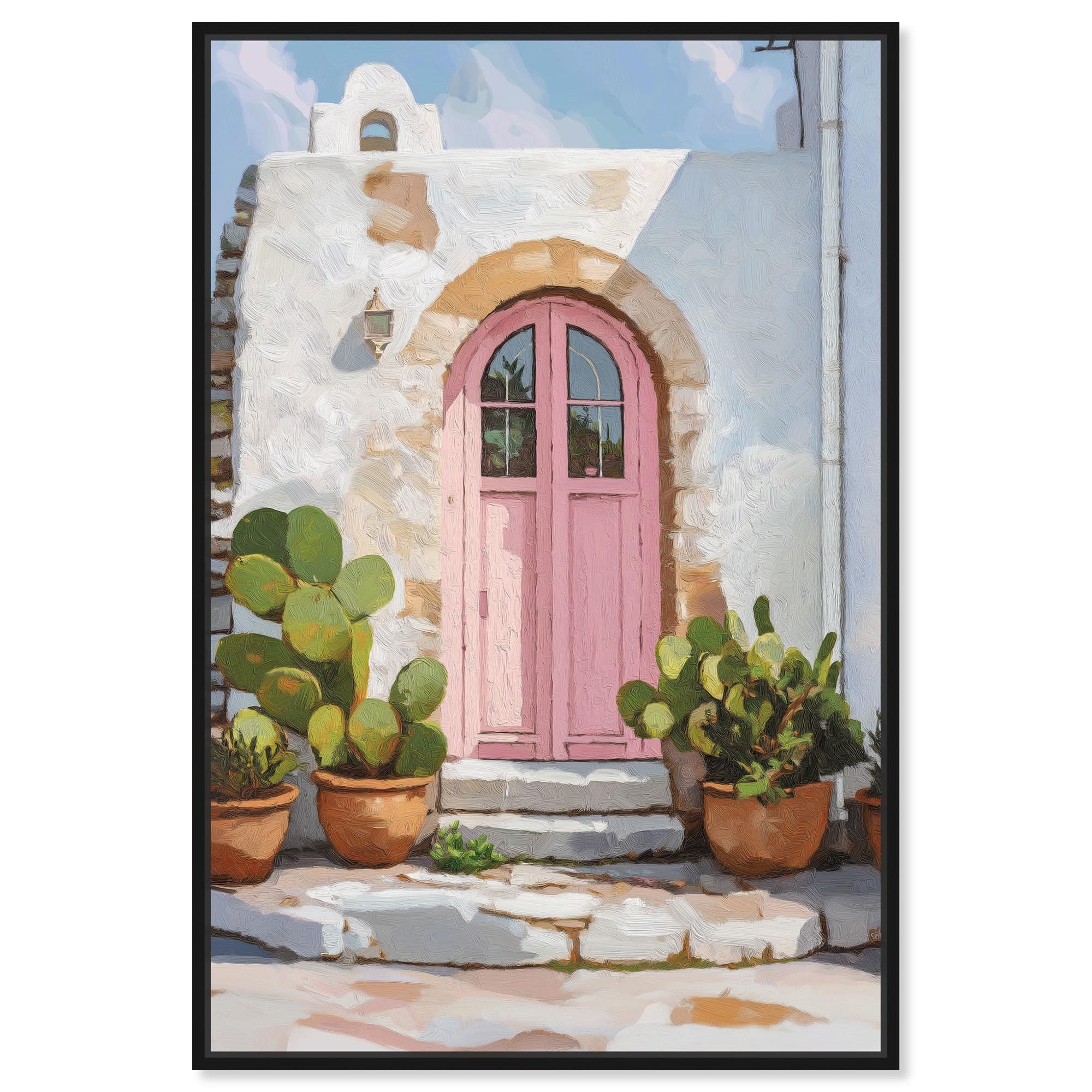 Pink Door I Canvas by Art Remedy