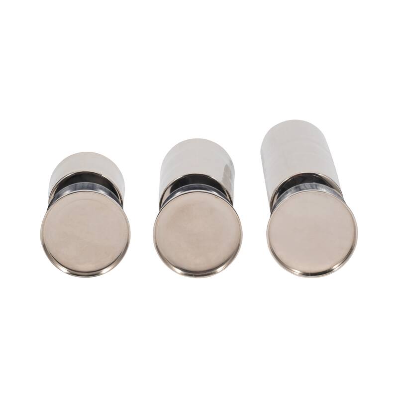 Modern Decorative Candle Holders with Silhouettes- Set of 3 - 9" - 12"