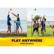 preview thumbnail 6 of 6, CROSSNET Four Square Volleyball Net and Game Set with Carrying Backpack & Ball - 7.7