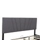 preview thumbnail 7 of 14, Grey Full Upholstered Platform Bed with Lifting Storage and Tufted Headboard