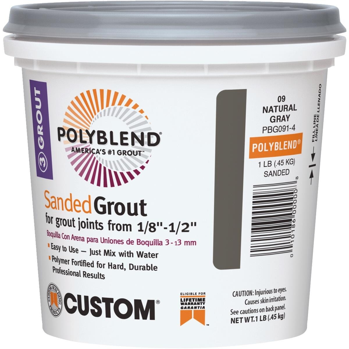 Shop Polyblend 1 Sanded Nat Gray Grout Free Shipping On Orders