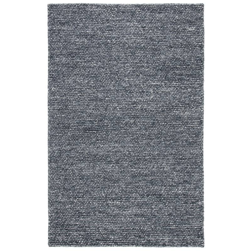 SAFAVIEH Natura Gerta Handmade Wool Area Rug - 6' Square - Dark Grey