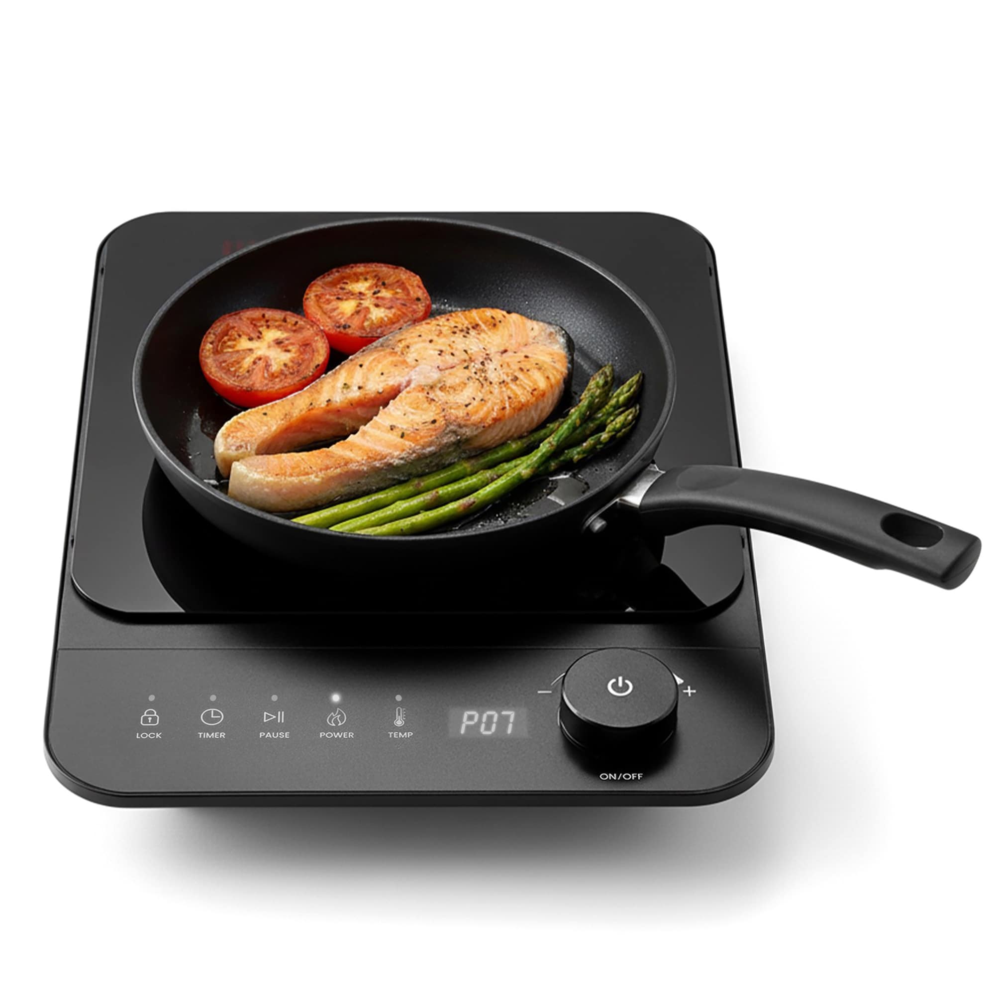 Elite Cuisine EINDL0052 Slimstore Black Induction Cooktop